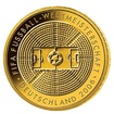 Zlatá investiční mince 100 EURO 2005 Fussball WM 2006 15,55 g (1/2 Oz)