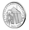 Stříbrná mince 200 Kč 2023 Zahájení pravidelného vysílání Československého rozhlasu proof 13 g