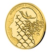 Zlatá mince Pražské jaro - Socialismus s lidskou tváří proof 7,78 g (1/4 Oz)
