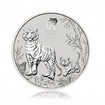 Stbrn investin mince Australsk Lunrn Srie III. 2022 Tygr 15,55 g (1/2 Oz)