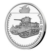 Stbrn mince Obrnn technika - M3 Stuart proof 31,1 g (1 Oz)