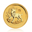 Zlatá investiční mince Australská Lunární Série II. 2018 Pes 7,78 g (1/4 Oz)