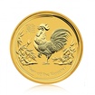 Zlatá investiční mince Australská Lunární Série II. 2017 Kohout 7,78 g (1/4 Oz)