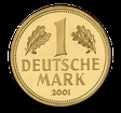 Zlat mince 12 g Zpadonmeck marka 2001
