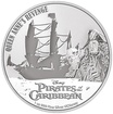 Stbrn mince 1 Oz Pirti z Karibiku Pomsta krlovny Anny 2021