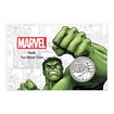 Stbrn mince 1 Oz Marvel Hulk 2018 V kart