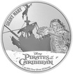 Stbrn mince 1 Oz Pirti z Karibiku Tich M 2022