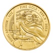 Zlat mince 1 Oz Mty a legendy - King Arthur 2023 (krl Artu)