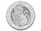 Stbrn mince 10 Oz The Tudor Beasts Lion of England 2022