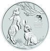Stbrn mince 1 Oz Lunar Series III Year of the Rabbit 2023