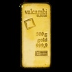 Zlatý slitek 500 g Valcambi litý