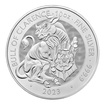 Stbrn mince 10 Oz The Royal Tudor Beasts Bull of Clarence 2023