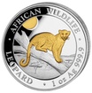 Stbrn mince 1 Oz African Wildlife Leopard 2021 Zlaceno