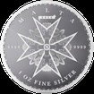 Stbrn mince 1 Oz Maltese cross 2024