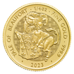 The Royal Tudor Beasts - Yale of Beaufort 1/4 oz BU 2023- zlatá mince