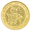 The Royal Tudor Beasts - Yale of Beaufort 1oz BU 2023 - zlat mince