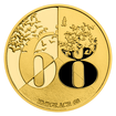 Pražské jaro - Emigrace 68 1/4 oz proof 2023 - zlatá mince