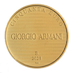 Giorgio Armani 1oz proof 2023 - zlat mince