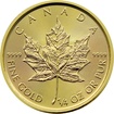 Zlat investin mince Maple Leaf 1/4 Oz 