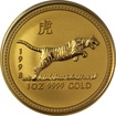 Zlat investin mince Year of the Tiger Rok Tygra Lunrn 1 Oz 1998 