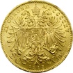 Zlat investin mince Dvacetikoruna Frantika Josefa I. 1915 (novoraba)