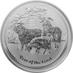 Stbrn investin mince Year of the Goat Rok Kozy Lunrn 5 Oz 2015
