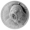 Stbrn investin mince Kongo Gorila 1 Oz 2015