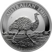 Stbrn investin mince Emu 1 Oz 2018