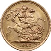 Zlat Sovereign Krlovna Albta II. 1967