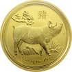 Zlat investin mince Year of the Pig Rok Vepe Lunrn 1 Oz 2019