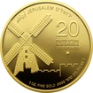 Jeruzalmsk vtrn mln Devt zlat investin mince Izraele 1 Oz 2019
