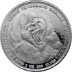 Stbrn investin mince Kongo Gorila 1 Oz 2019