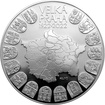 Stbrn mince 10000 K Zaloen Velk Prahy 1kg 2022 Letn