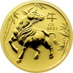Zlat investin mince Year of the Ox Rok Buvola Lunrn 1/2 Oz 2021