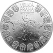 Stbrn mince 10000 K Zaloen Velk Prahy 1kg 2022 Matovan