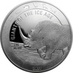 Stbrn investin mince 1 Kg Obi doby ledov - Nosoroec srstnat 2021