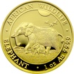 Zlat investin mince Slon africk Somlsko 1 Oz 2022