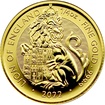 Zlat investin mince The Royal Tudor Beasts - The Lion of England 1/4 Oz 2022