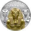 Stbrn pozlacen mince 3 Oz Ddictv faraon Ultra High Relief 2022 Proof