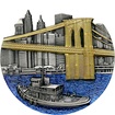 Stbrn mince 5 Oz Brooklynsk most 2022 Antique Standard