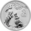 Stbrn investin mince Year of the Rabbit Rok Krlka Lunrn 1/2 Oz 2023