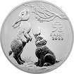 Stbrn investin mince Year of the Rabbit Rok Krlka Lunrn 1 Kg 2023