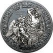 Stbrn mince 3 Oz Vn sochy II. - Deziluze Ultra high relief 2023 Proof