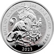 Stbrn investin mince The Royal Tudor Beasts - The Bull of Clarence 2 Oz 2023