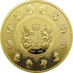 Zlatá mince 5 Oz Královna Alžběta II. - konec jedné éry 2022 Proof