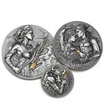 Edin set IV. stbrnch minc srie Velk eck mytologie 2023 Antique Standard