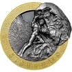 Stbrn pozlacen mince Mytologie - Sisyfos High Relief 2 Oz 2022 Antique Standard
