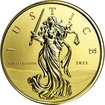 Zlat investin mince Gibraltar Lady Justice 1 Oz 2023
