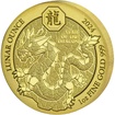 Zlat mince Rok Draka Rwanda 1 Oz 2024