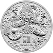 Stbrn investin mince Year of the Dragon Rok Draka Lunrn 1/2 Oz 2024